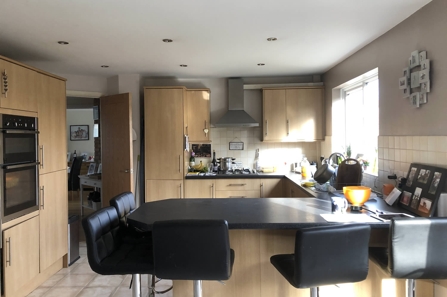 Before - View from the Utility - Kitchen Woking