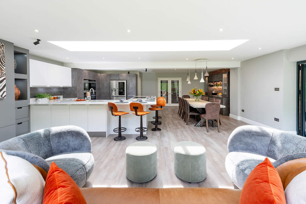 Contemporary Kitchen in Horsell, Surrey