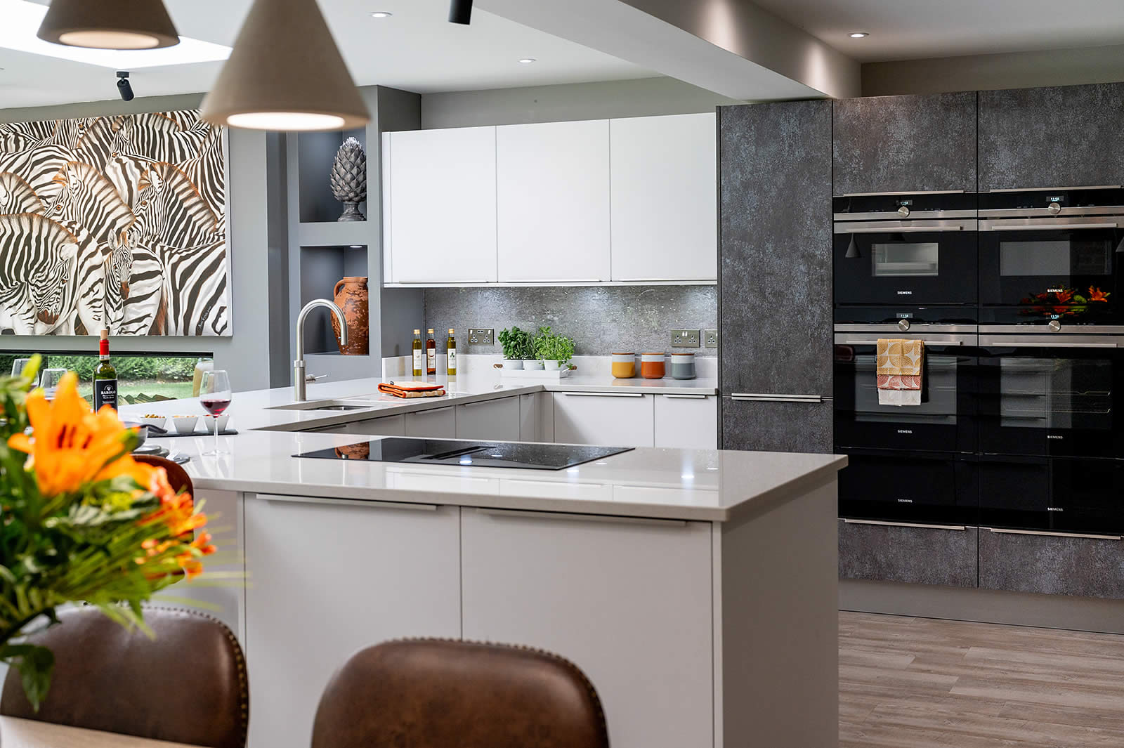 Contemporary Kitchen in Horsell, Surrey