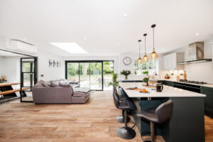 Classic painted kitchen, Hook Heath