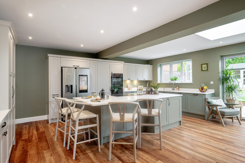Classic Painted Shaker Kitchen, West Byfleet